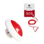 Ycall Caregiver SOS Call Button Patient Light Bell Nurse Alert System for Seniors Elderly Home Security (Support Russian Buzzer)