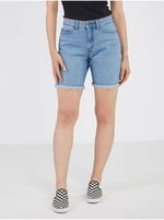 Blue women's denim shorts Noisy May Smiley - Women's