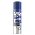 GILLETTE Series Cleansing Charcoal Gél na holenie s dreveným uhlím 200 ml