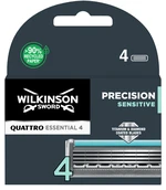 Wilkinson Sword Náhradná hlavica Quattro Essential Precision Sensitive 4 ks