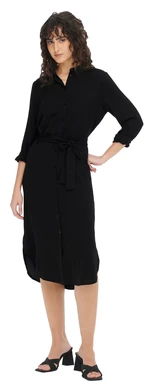 Jacqueline de Yong Dámské šaty JDYRACHEL Regular Fit 15267419 Black M