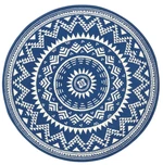 Kusový koberec Celebration 103442 Valencia Blue-200x200 (průměr) kruh