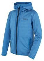 Husky  Artic Zips K blue/black blue, 164 Detská mikina s kapucňou