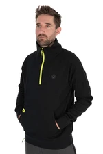 Matrix mikina black edition 1/4 zip sweat black lime - xxxl