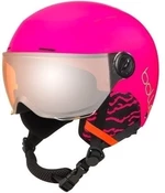 Bollé Quiz Visor Junior Ski Helmet Matte Hot Pink S (52-55 cm) Skihelm