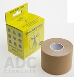 Kine-Max Tape Super-Pro Cotton Kinesiology Béžová tejpovacia páska 5 m
