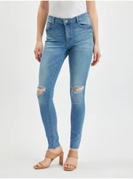 Orsay Light Blue Womens Skinny Fit Jeans - Women