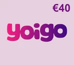 Yoigo €40 Mobile Top-up ES