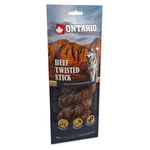 ONTARIO Hovězí kroucená tyčinka pro psy 15 cm