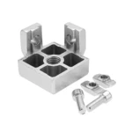 Machifit Aluminum Profile Fixed Bracket Foot Connector with Nut and Screw for 4040 Aluminum Profile