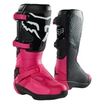 Dámské motokrosové boty FOX Comp Buckle Black Pink MX23  černá/růžová  9