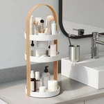 Organizér na kosmetiku Umbra BELLWOOD - bílý/přírodní