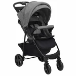 [EU Direct] vidaXL 10371 2 in 1 Baby StrollerPortable Travel Children Carriage Foldable Cart