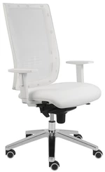 ALBA kancelářská židle KENT SÍŤ, E-SYNCHRO bílá konstrukce