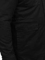 Černá pánská bavlněná zimní bunda Bolf 5599