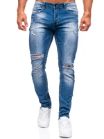 Tmavě modré pánské džíny regular fit Bolf MP002BC