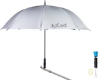 Jucad Telescopic Automatic Umbrella Silver