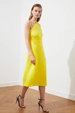 Trendyol Yellow Ruffle Detailed Dress