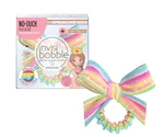 Detská ozdobná špirálová gumička s mašľou Invisibobble Sprunchie Kids Let's Chase Rainbow (IB-KI-SPHP102) + darček zadarmo