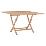 Folding Garden Table 47.2"x47.2"x29.5" Solid Teak Wood