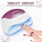 120W Fast Nail Polish Dryer Lamp with 4 Timing Function & Mini Portable 7W Gel Nail Lamp