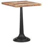 Bistro Table 23.6"x23.6"x29.9" Solid Reclaimed Wood