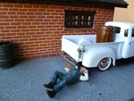 Repair Man Henry Figure For 124 Diecast Model Cars by American Diorama