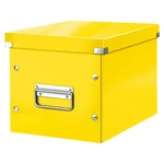 Žltá úložná škatuľa Leitz Office, dĺžka 26 cm