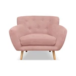 Svetloružové kreslo Cosmopolitan design London
