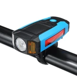 3-in-1 300LM COB Bike Headlight LCD Screen 5-Modes Bicycle Frame Lamp 130dB Bike Horn Waterproof Outdoor Cycling