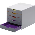 Durable VARICOLOR 5 - 7605 760527 box so zásuvkami sivá DIN A4, DIN C4, Folio, Letter Počet zásuviek: 5