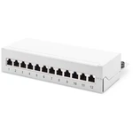 Digitus  12 portů sieťový Patchpanel CAT 6A, CAT 6a (surový kábel CAT 7) 1 U