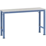 Manuflex AU7047.5007 UNIVERSAL špeciálny pracovný základný stôl s plastovou doskou, ŠxHxV = 1500x600x722-1022 mm  Farba: