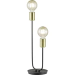 WOFI York 8255.02.10.8000 stolná lampa LED  E27 120 W  čierna, zlatá