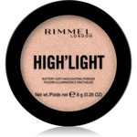 Rimmel High'light kompaktní pudrový rozjasňovač odstín 002 Candelit 8 g