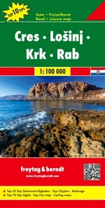 AK 0718 Cres, Lošinj, Krk, Rab 1:100 000 TOP 10 Tip / automapa