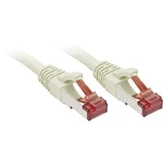 LINDY 47851 RJ45 sieťové káble, prepojovacie káble CAT 6 S/FTP 1.00 m sivá s ochranou 50 ks