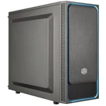 Cooler Master MasterBox E500L midi tower PC skrinka čierna, modrá 1 predinštalovaný ventilátor