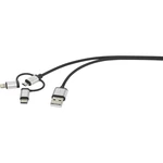 Renkforce Apple iPad / iPhone / iPod, USB 2.0 prepojovací kábel [1x USB 2.0 zástrčka A - 1x micro USB 2.0 zástrčka B, do Renkforce Apple iPad / iPhone / iPod, USB 2.0 prepojovací kábel [1x USB 2.0 zástrčka A - 1x micro USB 2.0 zástrčka B, do