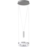 WOFI Jette 6263.02.54.6250 LED závesné osvetlenie 11 W  teplá biela niklová (matná), chróm
