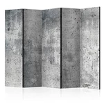 Paraván Fresh Concrete Dekorhome 225x172 cm (5-dílný),Paraván Fresh Concrete Dekorhome 225x172 cm (5-dílný)
