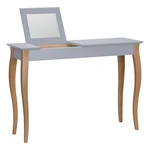 Sivý toaletný stolík so zrkadlom Ragaba Dressing Table, dĺžka 105 cm