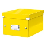 Žltá úložná škatuľa Leitz Universal, dĺžka 28 cm