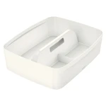 Biely organizér s držadlom Leitz MyBox, dĺžka 37,5 cm