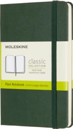 Moleskine - zápisník - čistý, zelený S