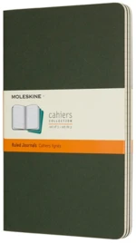 Moleskine - sešity 3 ks linkované zelené L