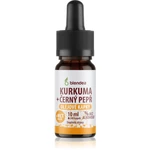 Blendea Kurkuma + černý pepř olejové kapky kapky pro podporu imunitního systému 10 ml