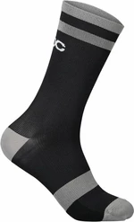 POC Lure MTB Sock Long Uranium Black/Granite Grey L Kerékpáros zoknik