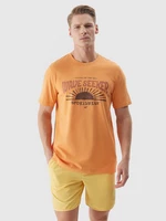Pánské tričko s potiskem - oranžové