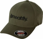 Meatfly Brand Flexfit Olive L/XL Kappe